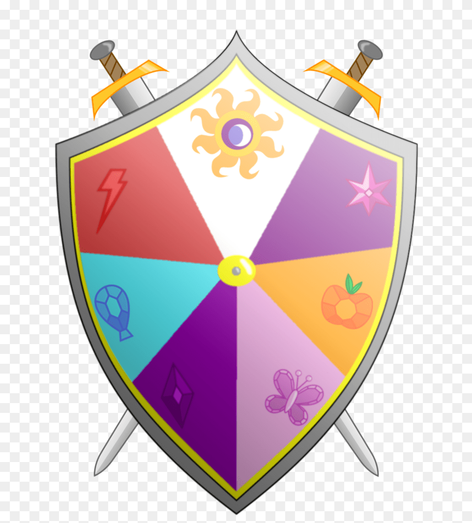 Knights Of Harmony Shield And Arms Ii Colors, Armor Free Png Download