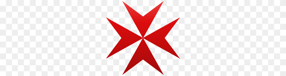 Knights Of Malta Clipart, Star Symbol, Symbol, Leaf, Plant Free Png Download