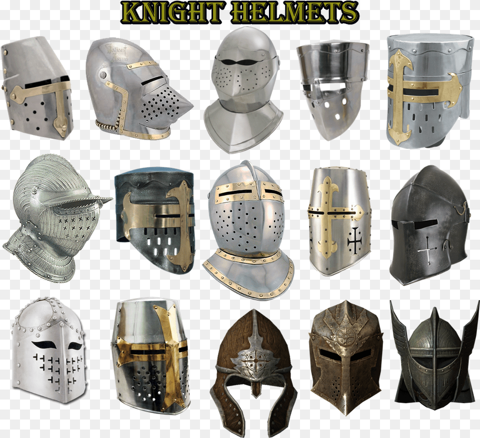 Knights Of The Round Table Helmets, Armor, Helmet, Clothing, Footwear Free Png Download