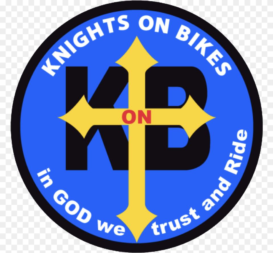 Knights On Bikes Raise To Benefit Knights On Bikes, Logo, Symbol, Disk Free Png Download