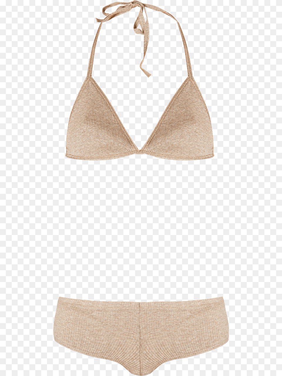 Knit Cashmere Lingerie Set Brassiere, Bikini, Clothing, Swimwear Png Image