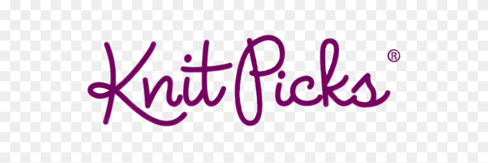 Knitpicks Logo, Purple, Text, Handwriting Free Png Download