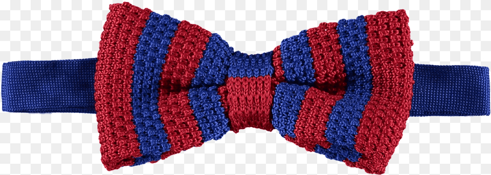 Knitted Bow Tie Blue Red Knitted Bows, Accessories, Formal Wear, Bow Tie Free Transparent Png