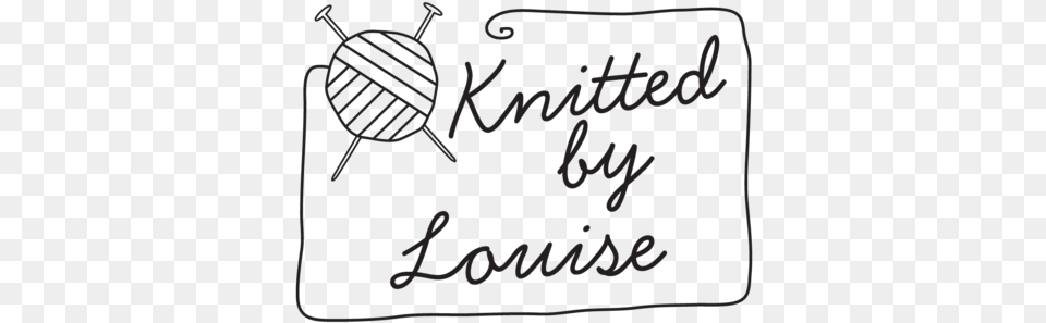 Knitted By Border Stamp Sewing, Handwriting, Text Free Transparent Png