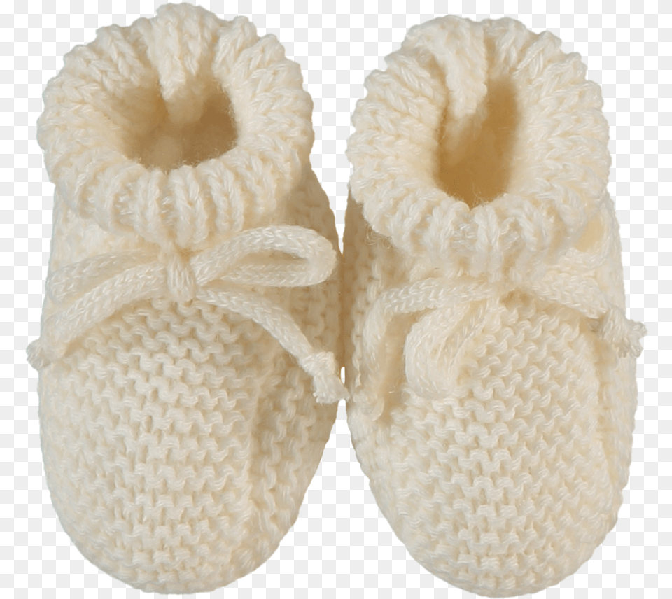 Knitted Newborn Booties Baby Shoe White, Clothing, Footwear, Sneaker Free Png