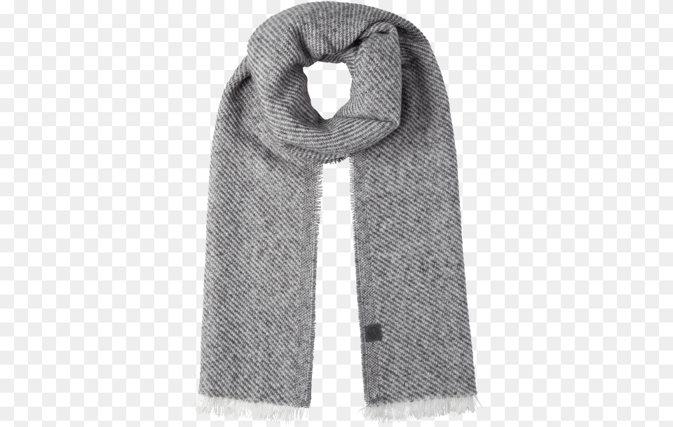 Knitted Scarf Lady Scarf, Clothing, Stole, Coat Free Png Download