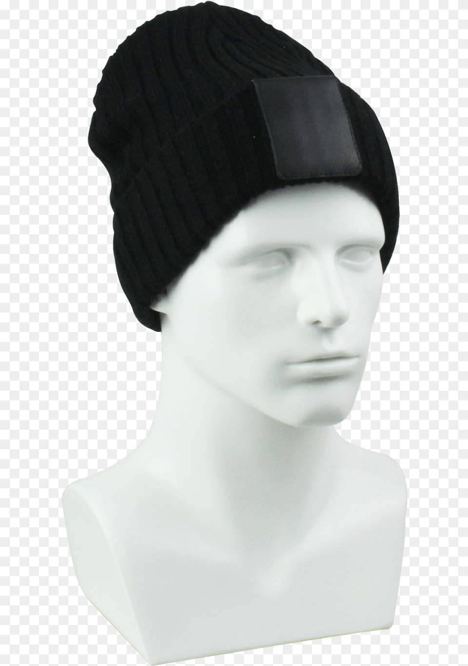 Knitted Winter Hat With Led Light Knit Cap, Clothing, Adult, Person, Head Free Png Download