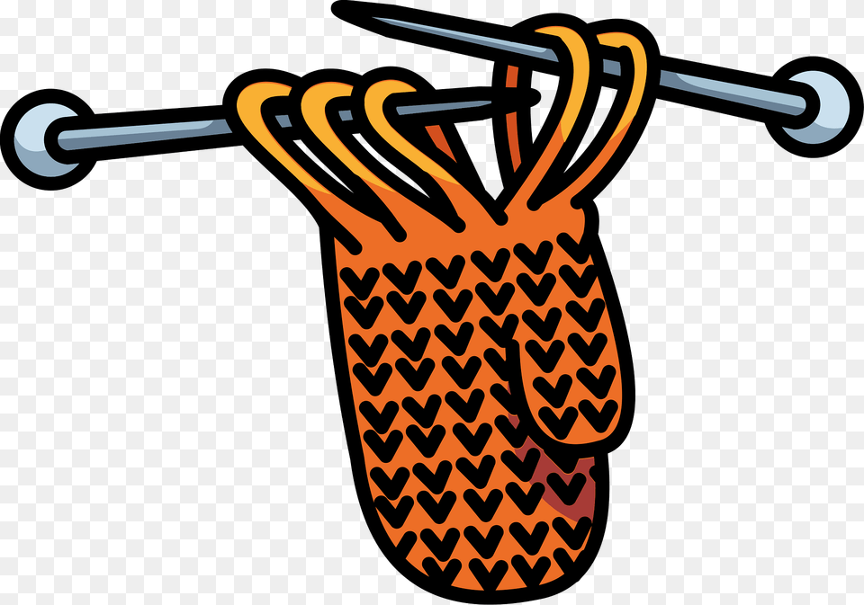 Knitting Clipart, Clothing, Glove, Dynamite, Weapon Png Image