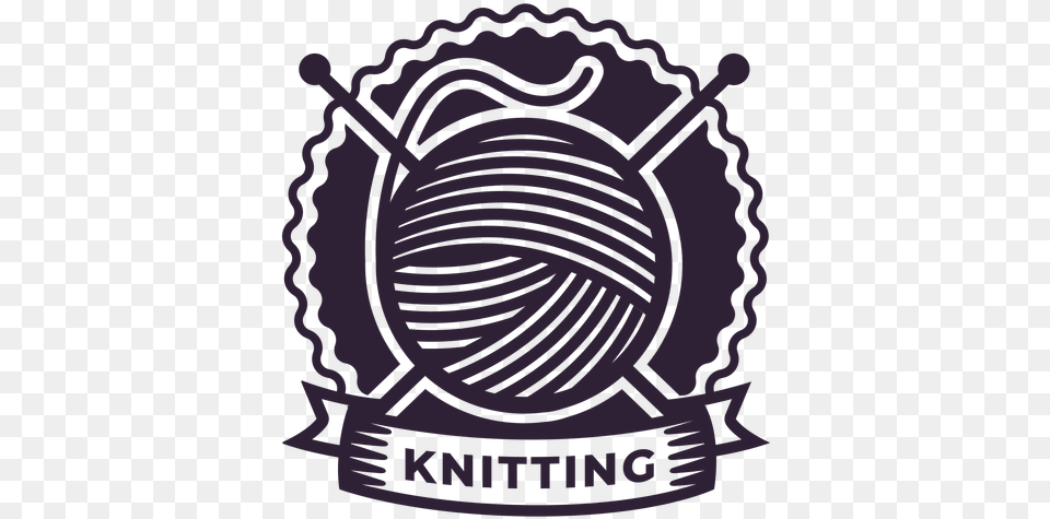 Knitting Needle Badge Sticker Check Out Our New Website, Emblem, Symbol, Electrical Device, Microphone Free Png Download
