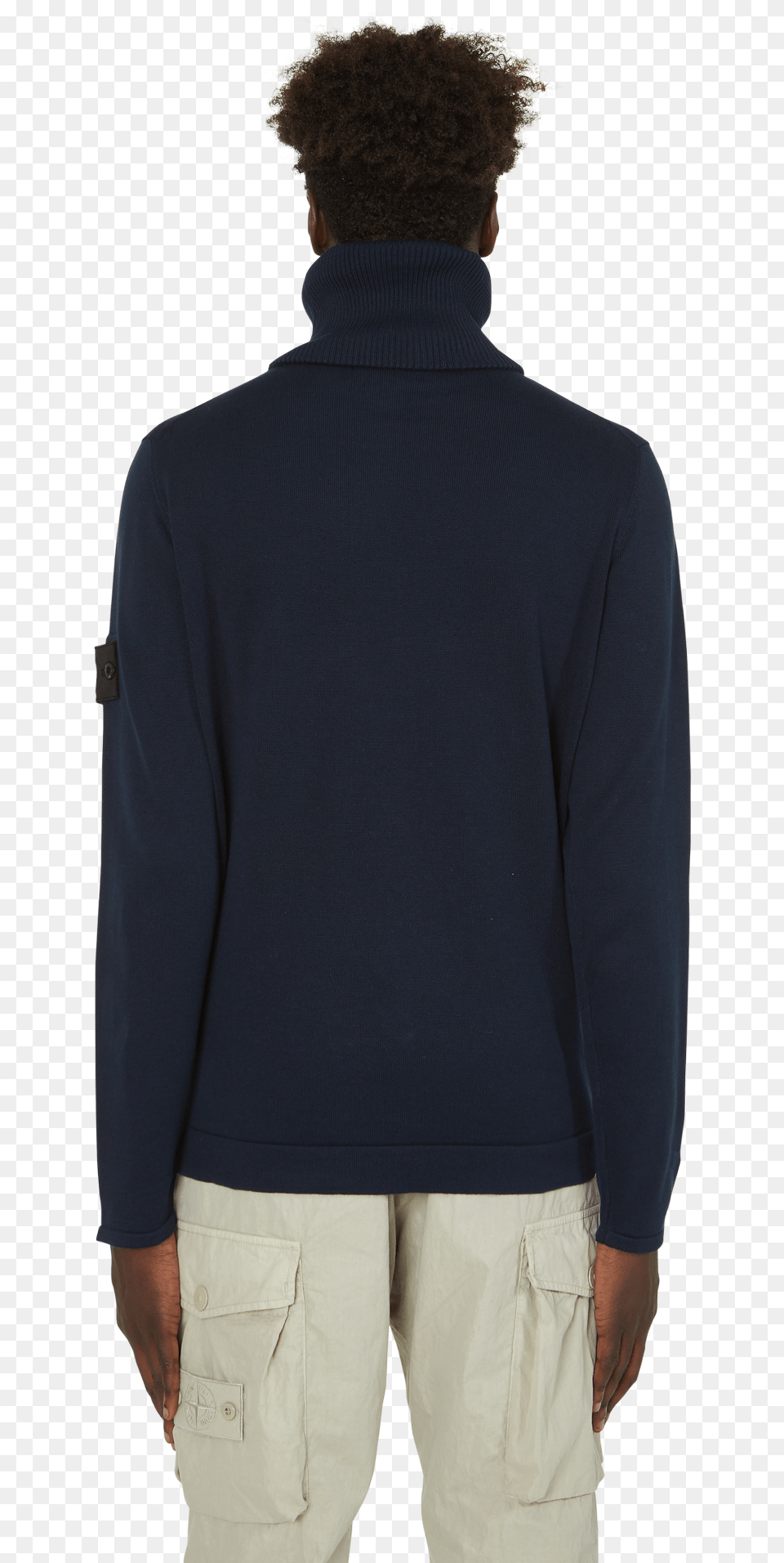 Knitwear Blue Hi Res Man, Long Sleeve, Clothing, Sweater, Fleece Png