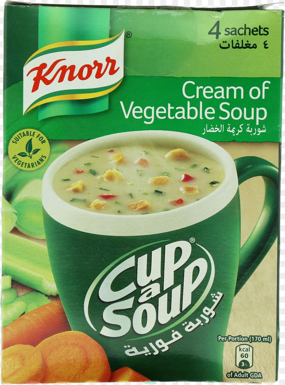 Knorr Cup A Soup Cream Of Vegetable, Dish, Food, Meal, Bowl Png Image