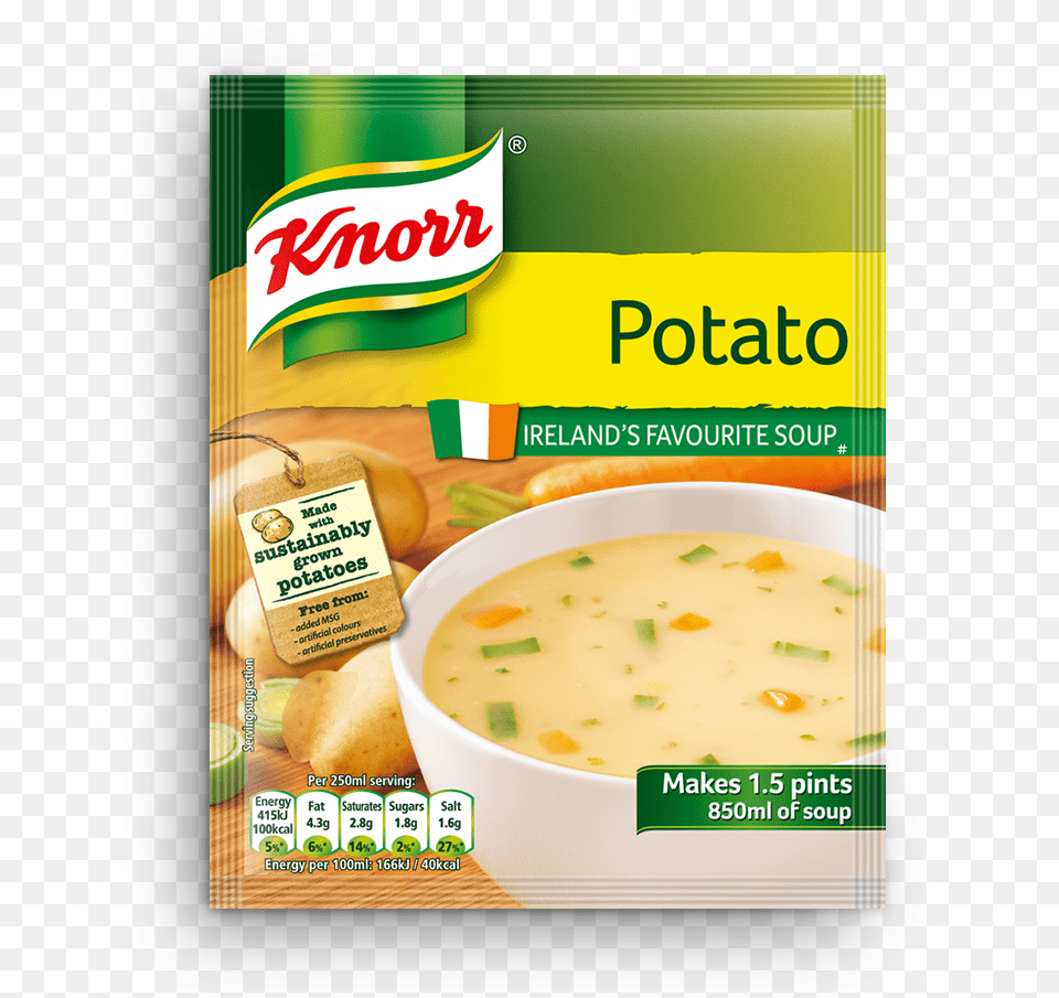 Knorr Leek And Potato Soup Download Knorr Thick Vegetable Soup, Bowl, Dish, Food, Meal Free Png