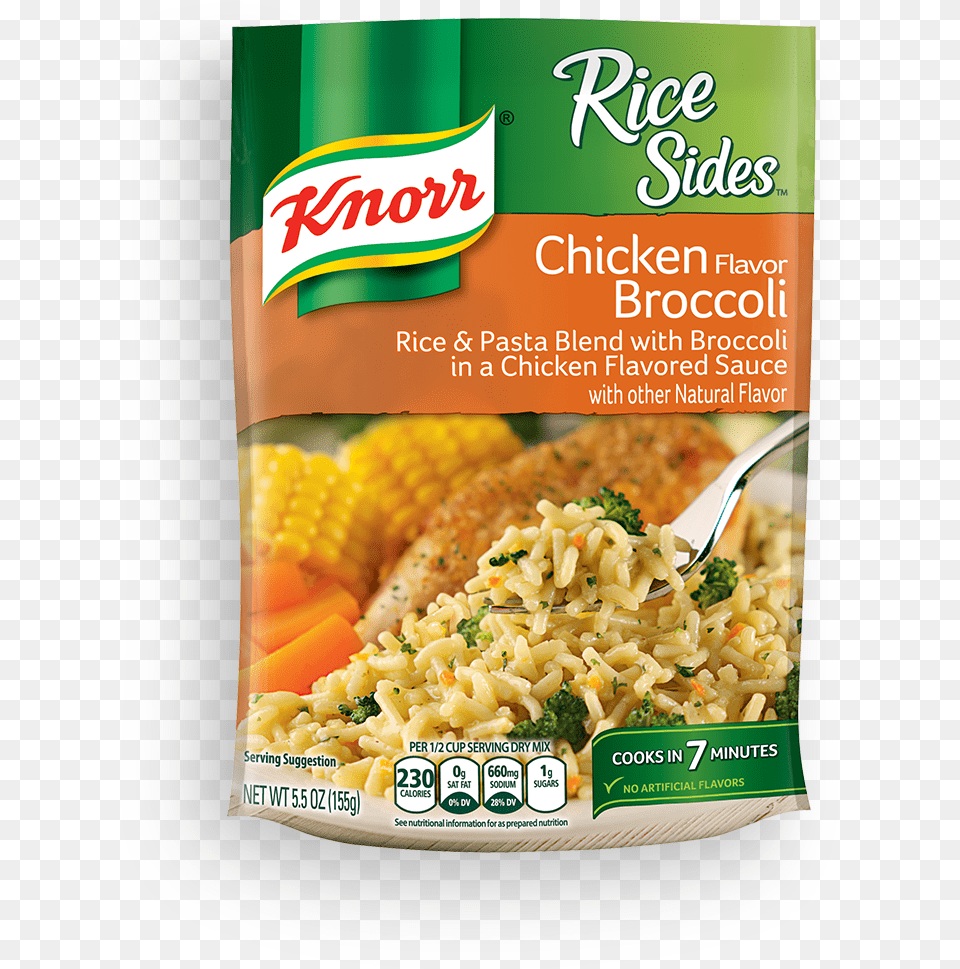 Knorr Rice Sides Chicken Broccoli 55 Oz, Advertisement, Food, Poster, Produce Free Png Download