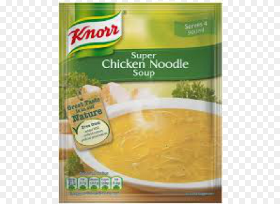 Knorr Super Chicken Noodle Soup, Dish, Food, Meal, Bowl Png Image