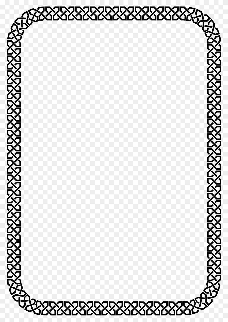 Knot Border A4 Size Clipart, Home Decor, Rug, Blackboard Png