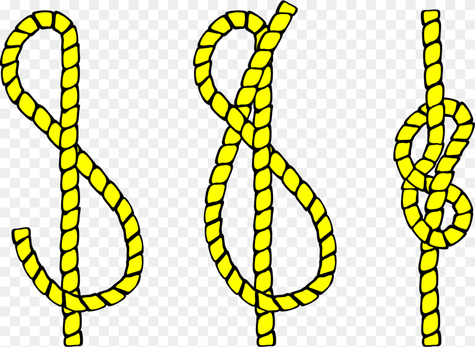 Knot Scouting Rope Sailing Bowline, Animal, Reptile, Snake Png