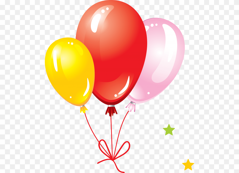 Knotted Three Balloons Birthday Balloons, Balloon Png Image