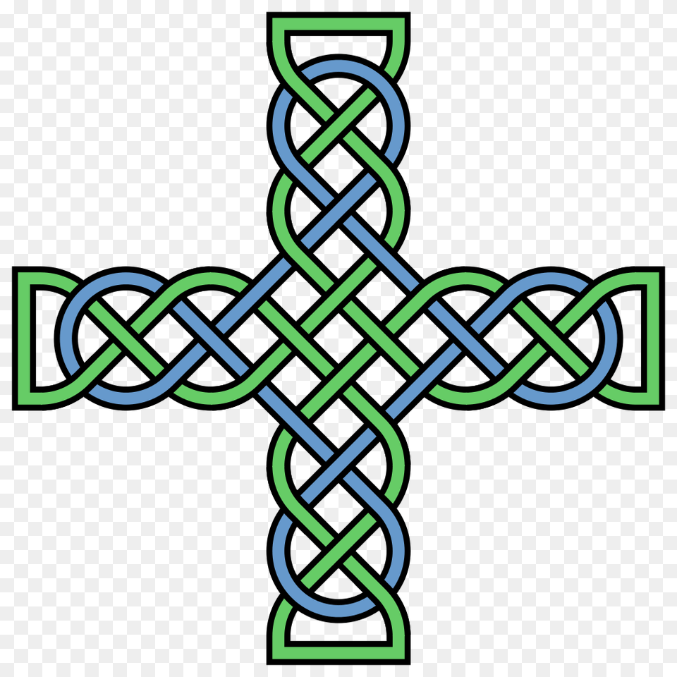 Knotwork Cross Multicolored, Dynamite, Weapon, Knot, Pattern Free Transparent Png