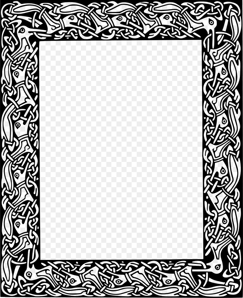 Knotwork Frame Clipart, Home Decor, Accessories, Rug, Bandana Free Transparent Png