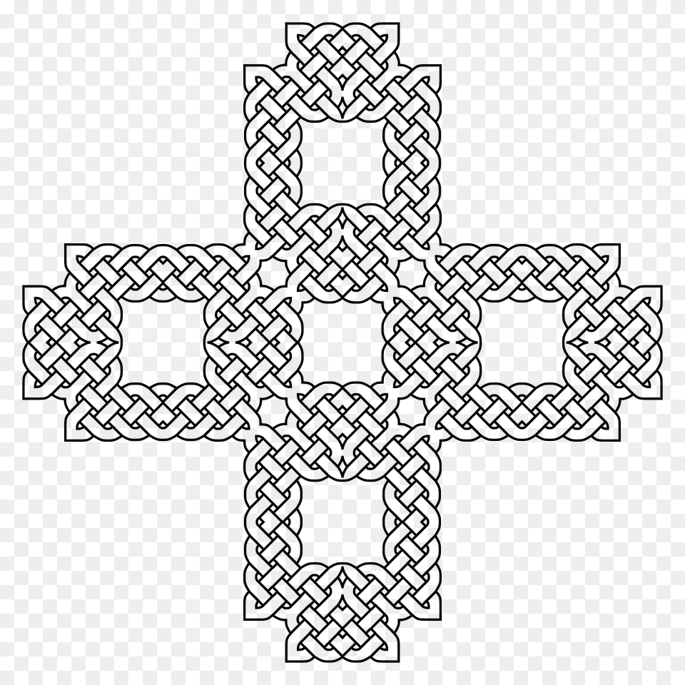 Knotworks Clipart, Cross, Green, Symbol, Pattern Png Image