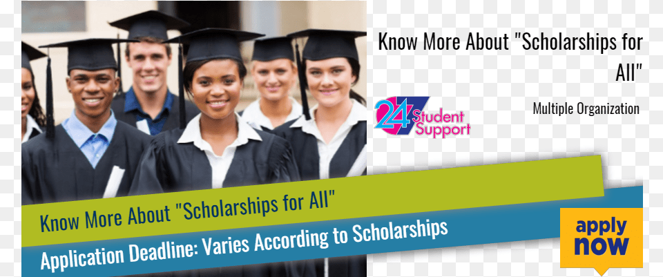 Know More About Scholarships For All Scholarship For Minority Student, Graduation, People, Person, Adult Free Png Download