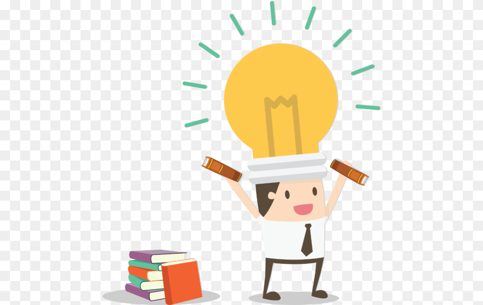 Knowledge, Light, Lightbulb, Baby, Person Png Image