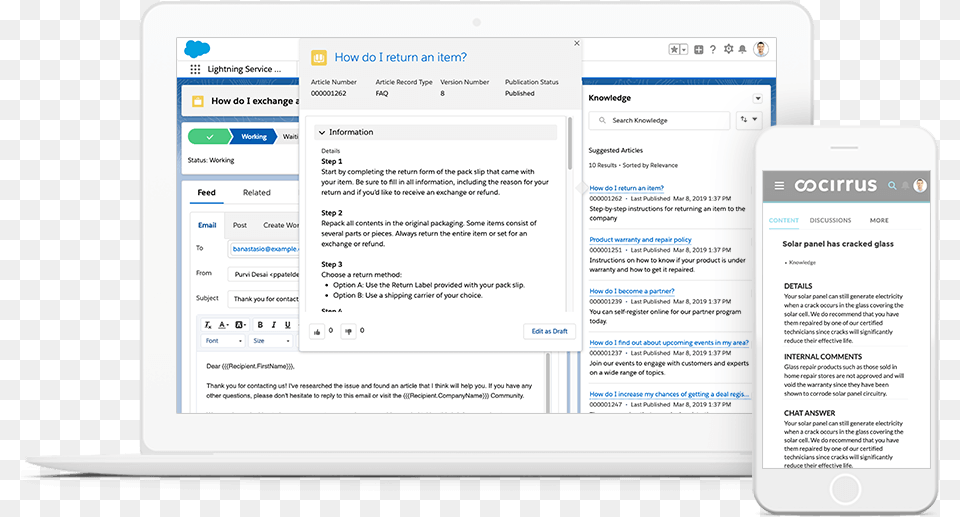 Knowledge Management By Service Cloud Salesforce Knowledge In Communities, File, Page, Text, Webpage Png