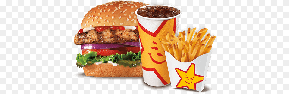 Known For Their Charbroiledchargrilled Meat Carls Jr, Burger, Food, Fries, Cup Free Png Download