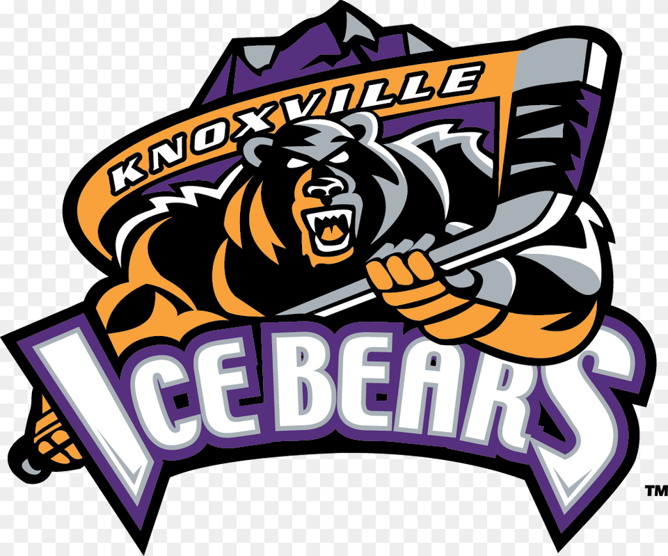 Knoxville Ice Bears Logo, People, Person, Dynamite, Weapon Free Transparent Png