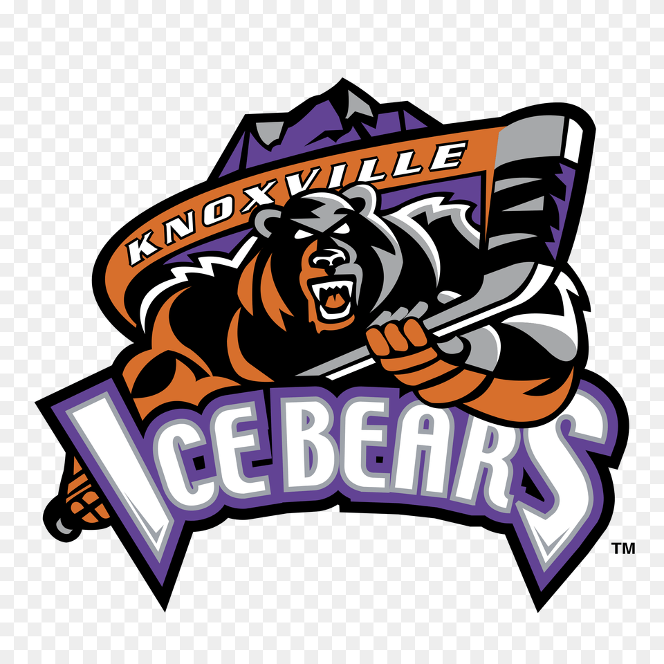 Knoxville Ice Bears Logo Transparent Vector, People, Person, Dynamite, Weapon Free Png Download