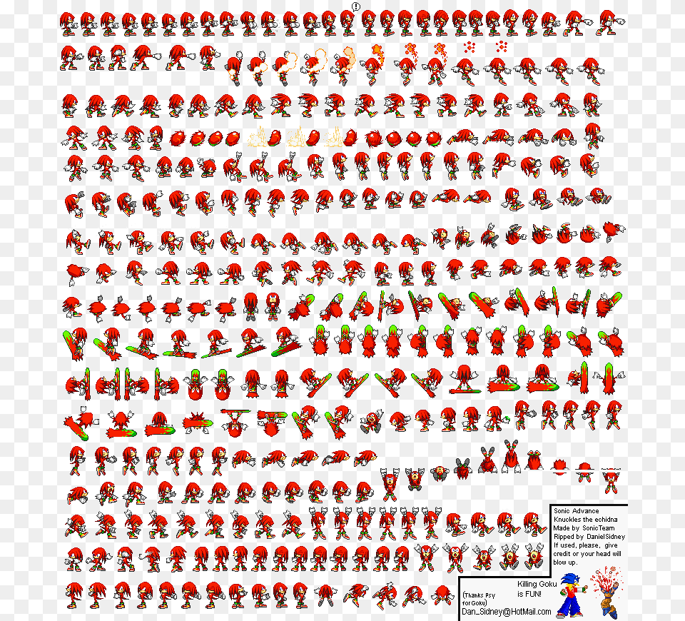 Knuckles Sonic Advance Knuckles Sprites, Person, Text, Pattern Png Image