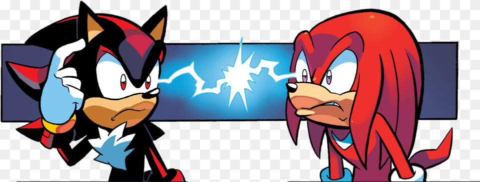 Knuckles The Echidna Shadow The Hedgehog Angry Archie Sonic Universe, Book, Comics, Publication, Baby Png Image