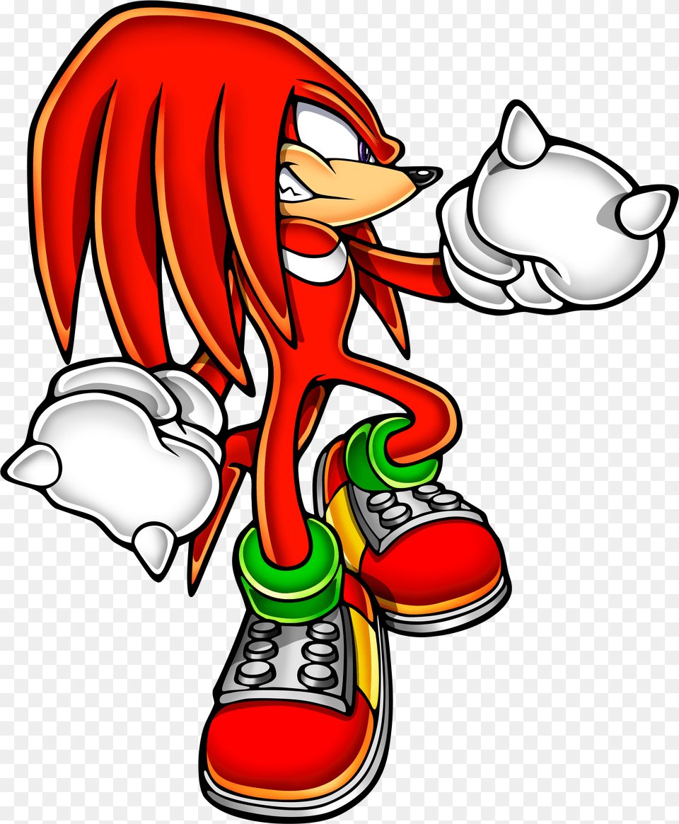 Knuckles The Echidna Side, Book, Clothing, Comics, Footwear Png Image