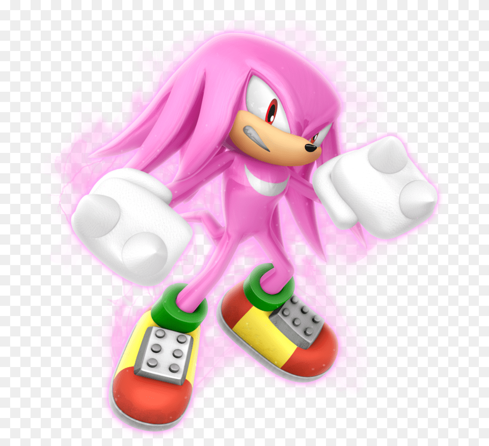 Knucklestheechidna Supertransformation Sonicmania Super Knuckles, Doll, Toy, Face, Head Free Png Download
