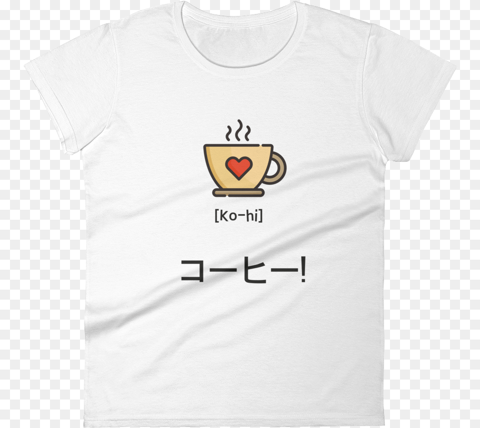 Ko Hi Coffee Desu Japanglish Mug Imnida Shirt, Clothing, T-shirt, Cutlery, Cup Free Transparent Png