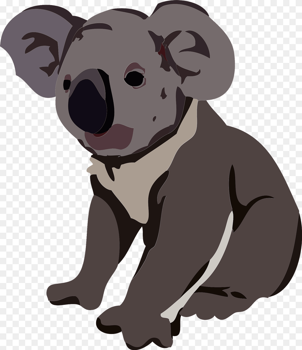 Koala Animal Clipart, Mammal, Wildlife, Baby, Face Free Png