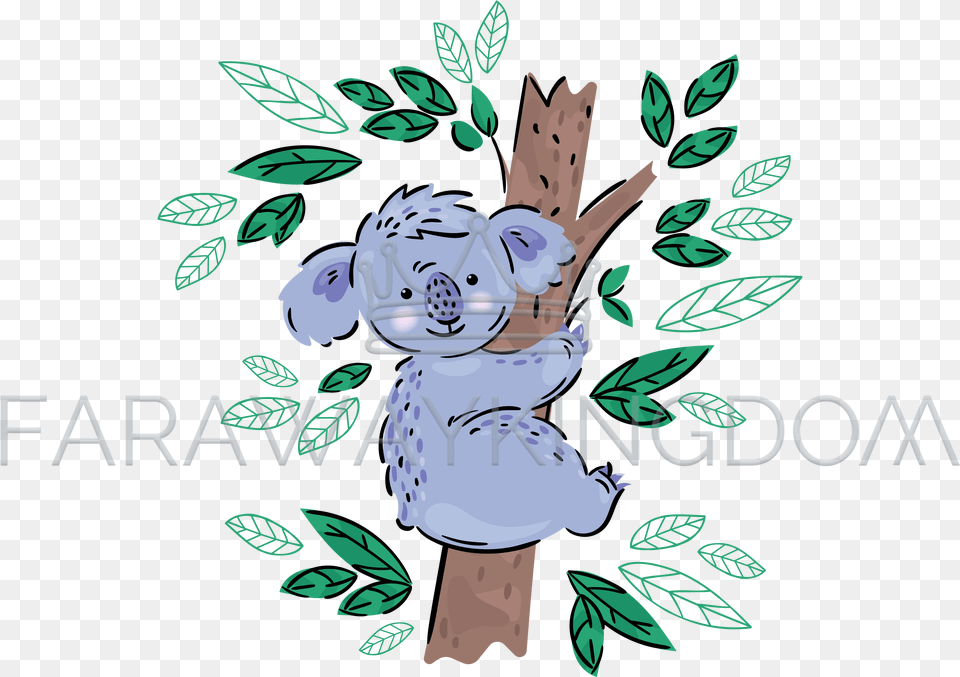 Koala Australian Animal Cartoon Bear Vector Illustration Set Cartoon, Art, Graphics, Wildlife Free Transparent Png