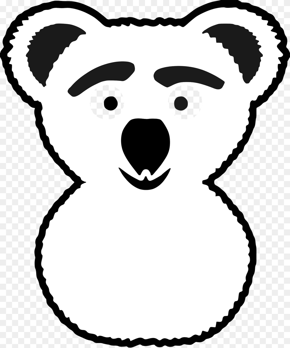 Koala Bear Clipart, Baby, Person, Face, Head Png Image
