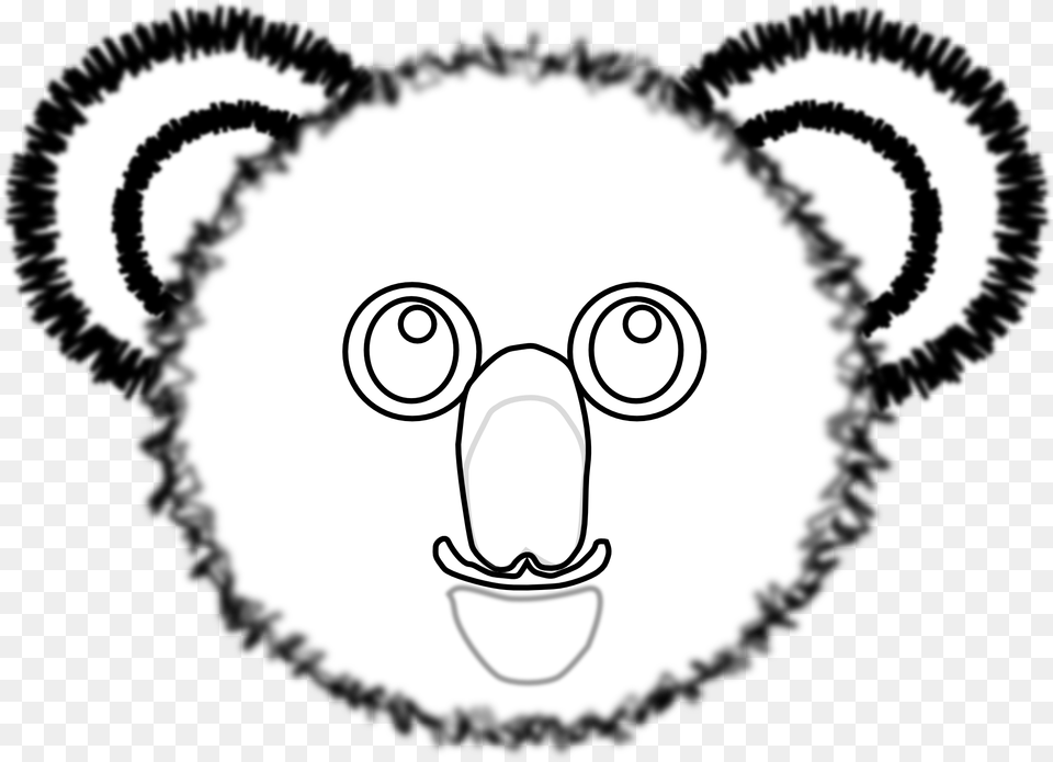 Koala Bear Face Colouring, Baby, Person, Head, Animal Png