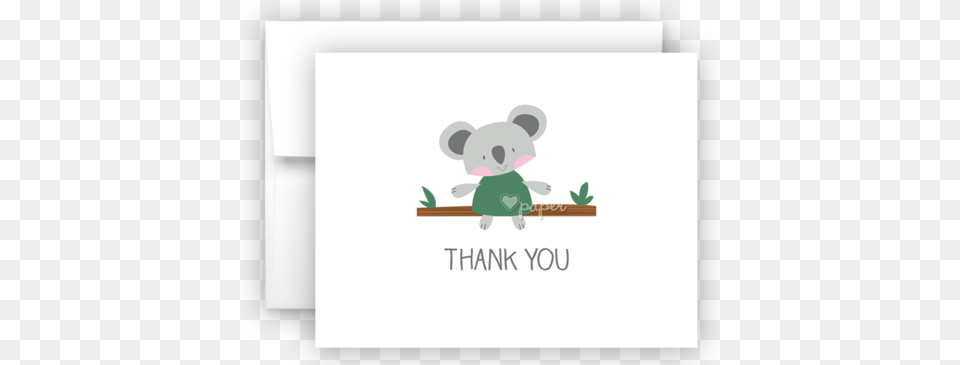 Koala Bear Thank You Cards Note Card Stationery Flat Thank You Flamingo, Animal, Mammal, Wildlife Png Image