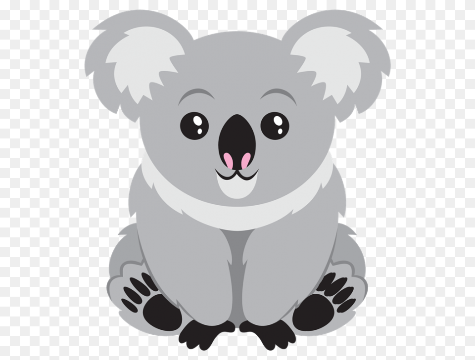 Koala Clipart Fauna Koala, Animal, Wildlife, Mammal, Face Png Image