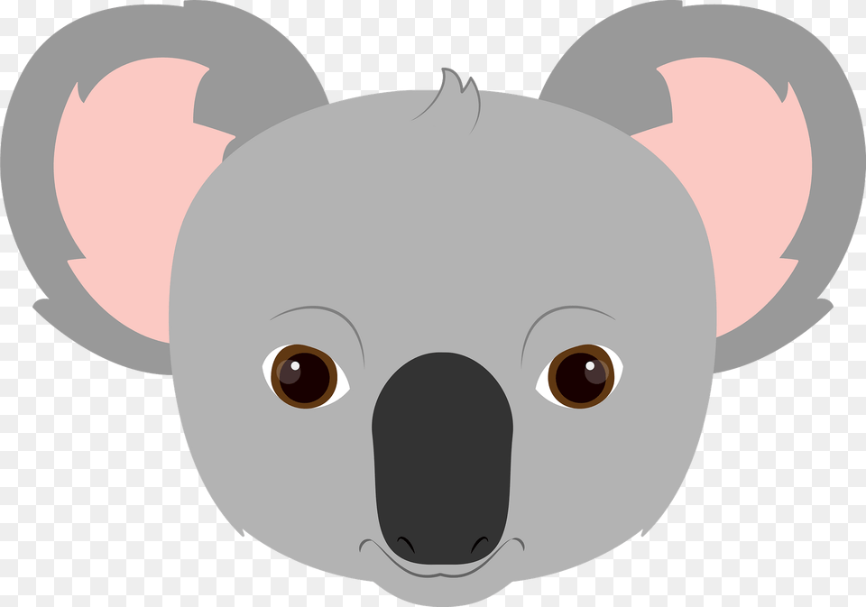 Koala Face Clipart, Animal, Mammal, Wildlife Free Png