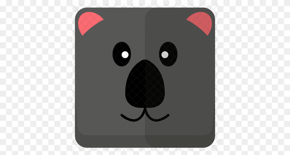 Koala Head Icon Cartoon, Pattern Free Png