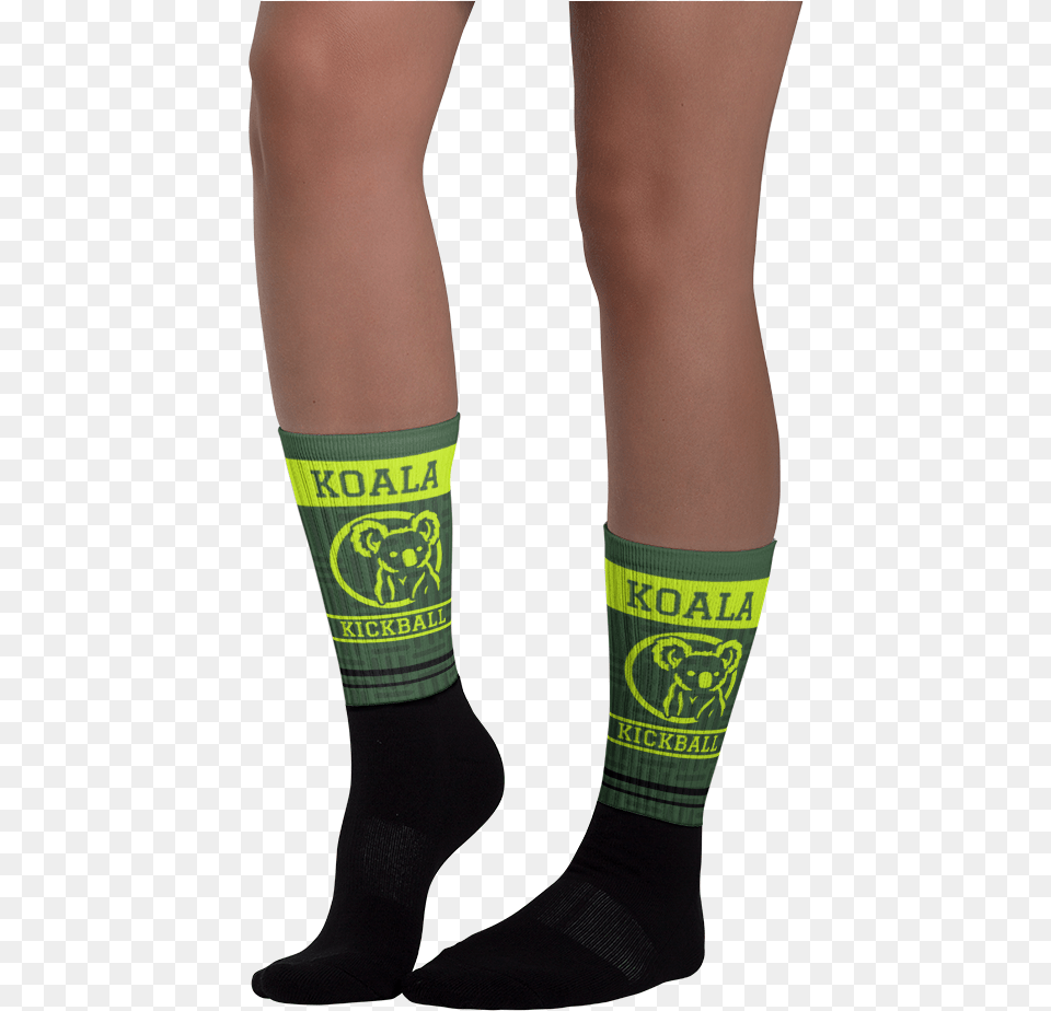 Koala Kickball Stockings Hockey Sock, Clothing, Hosiery, Person Png