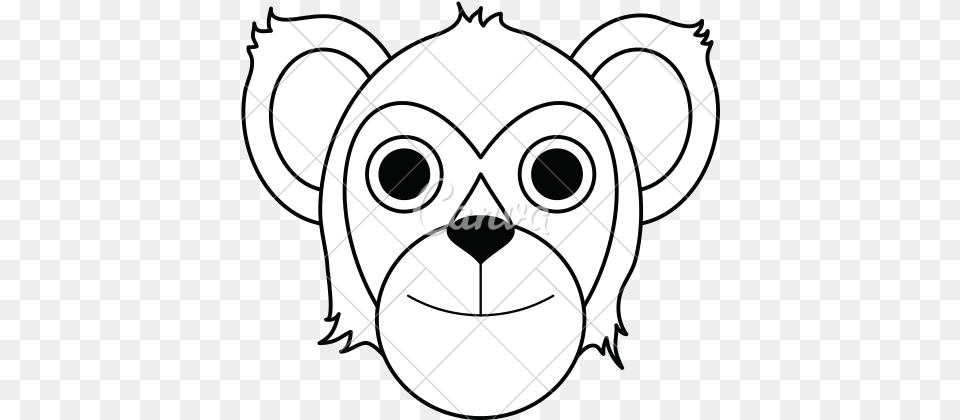 Koala Line Drawing At Getdrawings White Headed Capuchin, Animal, Baby, Mammal, Person Free Png Download