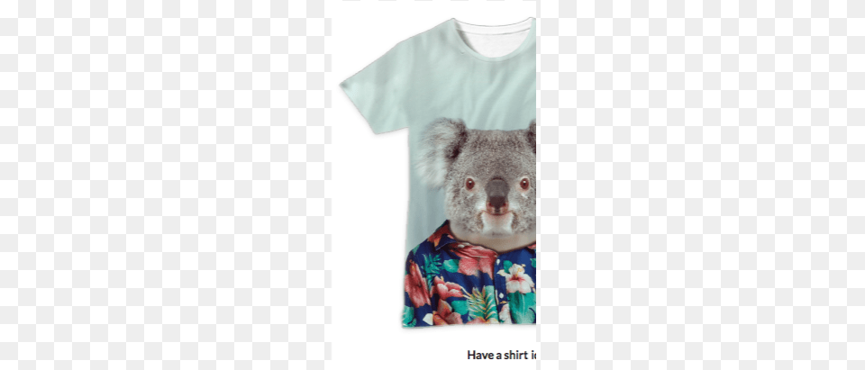 Koala Portrait 0 Comments Yago Partal Zoo Portraits, Clothing, T-shirt, Animal, Wildlife Free Png Download