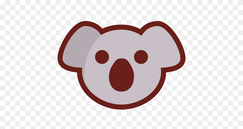 Koala Selected Animals Zoo Icon With And Vector Format, Snout, Disk Free Png Download