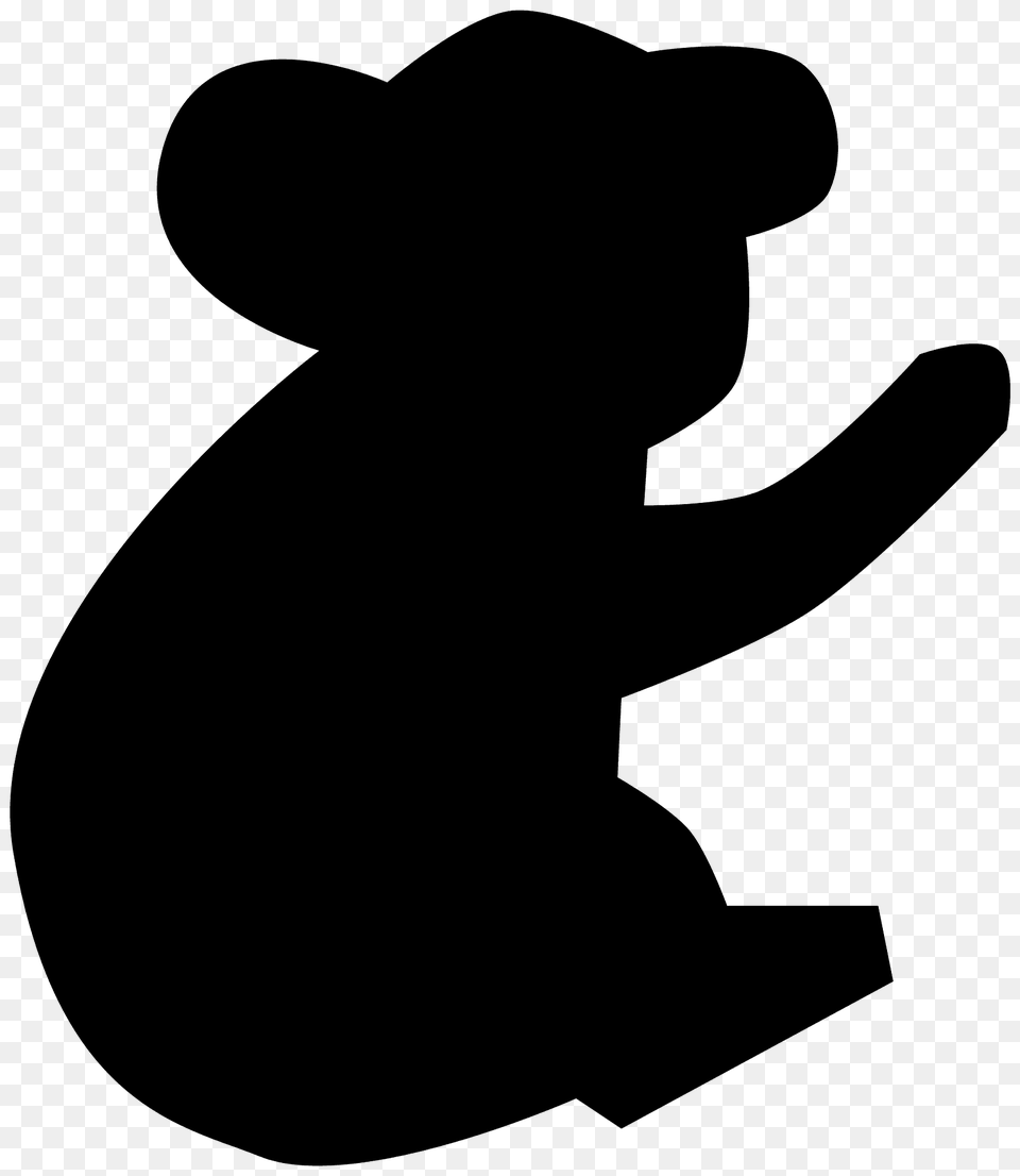 Koala Silhouette, Animal, Mammal Free Transparent Png