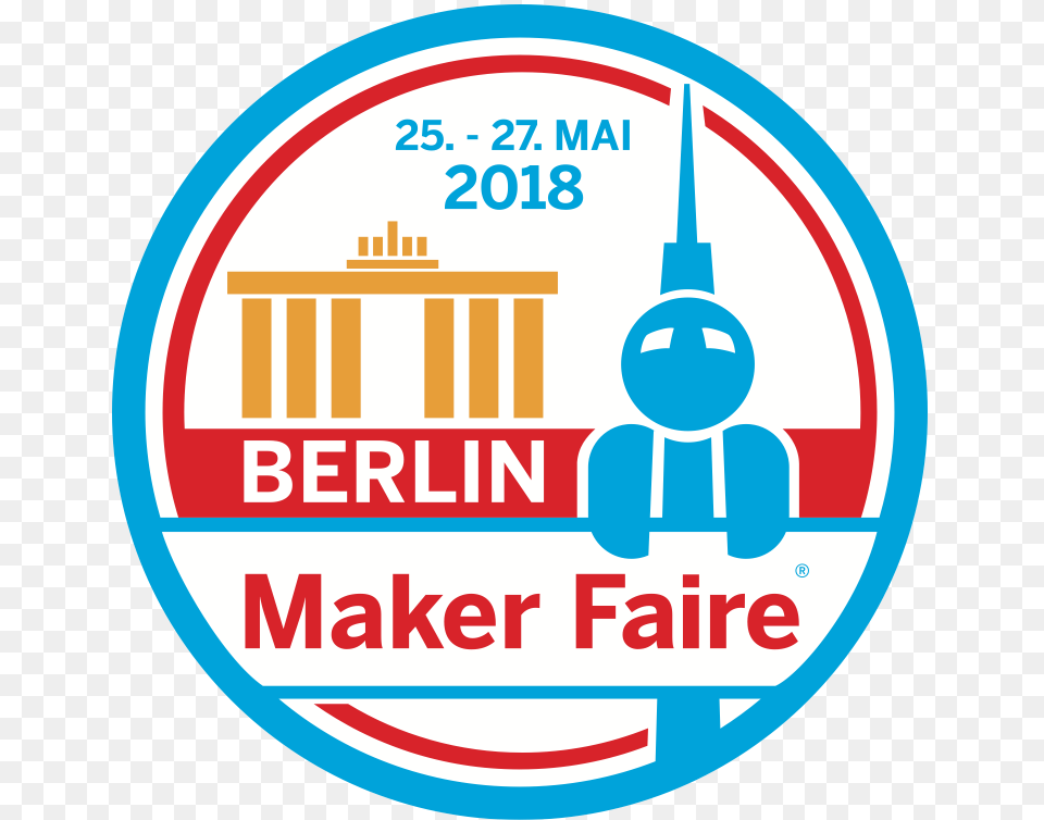 Koba Talk At Maker Faire Berlin Maker Faire Berlin 2018, Logo, Disk Free Transparent Png