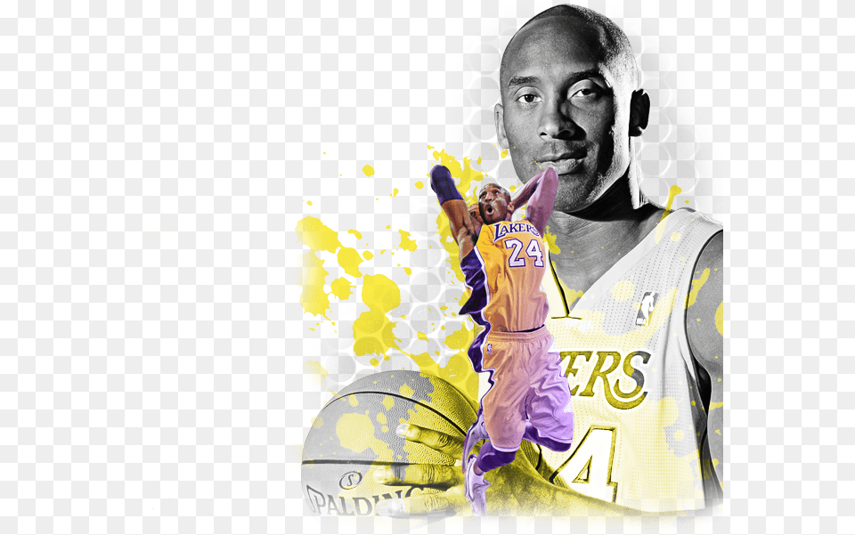 Kobe Bryant Background Kobe Bryant Dunk, Adult, Male, Man, Person Png